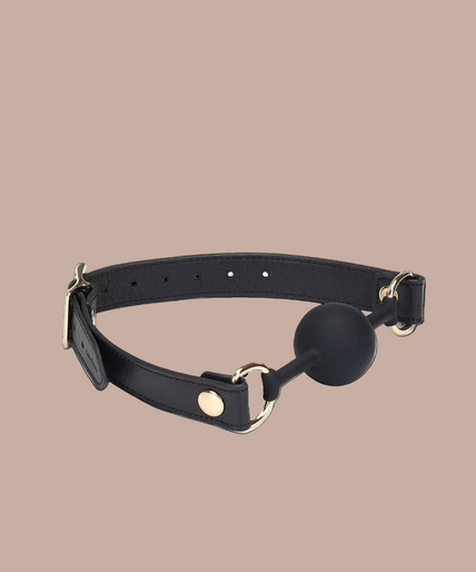 Liebe Seele Silicone Ball Gag – Dark Secret Black