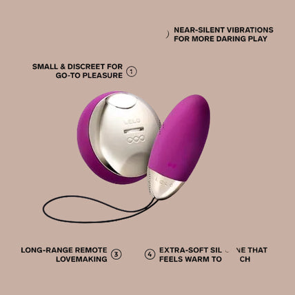 LELO – LYLA 2 Insignia Massager Egg – Deep Rose - by Pleasurements