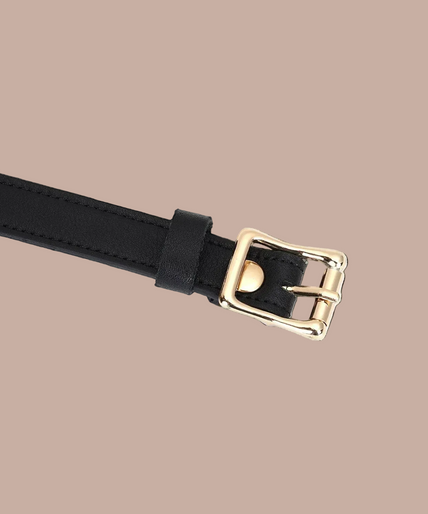 Liebe Seele Leather Blindfold – Dark Secret Black