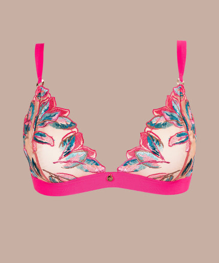 Atelier Amour – Oiseau de Paradis Bügelloser Triangel-BH Kirsche