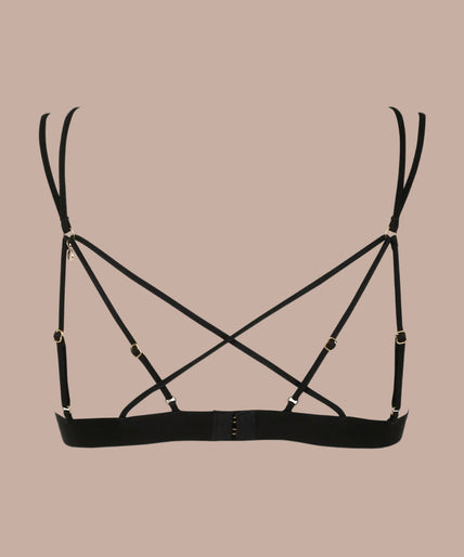 Atelier Amour – Après Minuit Bügelloser Triangel-BH Schwarz