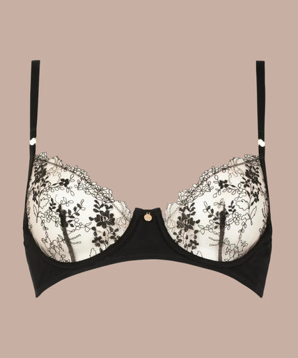 Atelier Amour – Après Minuit Halb-Cup BH Schwarz