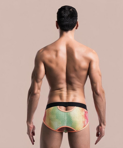 Pleasurements – Mob – Boxer Brief Orange Größe S