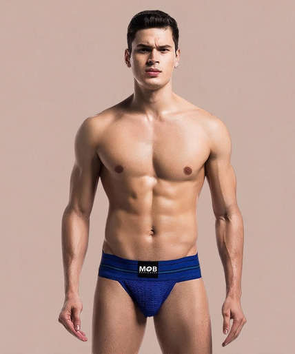 Mob – Klassischer Blauer Tanga Größe S