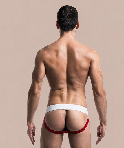 Mob – Klassischer Jock Stripe Regenbogen Größe S