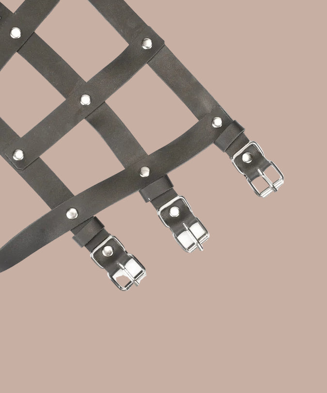 Liebe Seele – Leather High Heel Ankle Harness