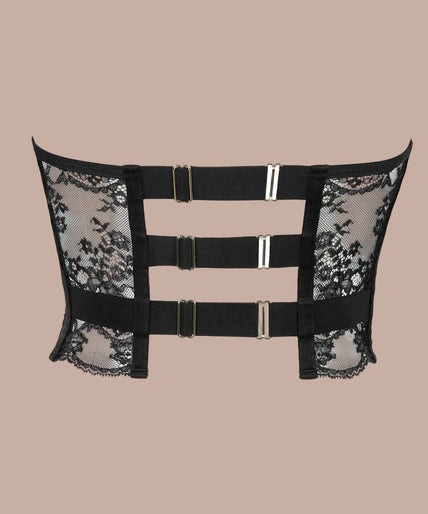 Atelier Amour – Evasion Sensuelle Offenes Bustier Schwarz