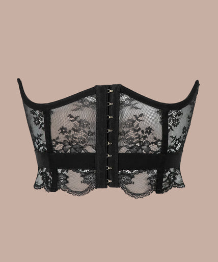 Atelier Amour – Evasion Sensuelle Offenes Bustier Schwarz