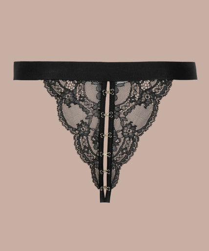 Atelier Amour – Evasion Sensuelle Mini Offener Slip Schwarz