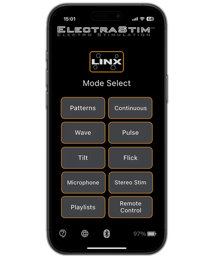 ElectraStim – Linx Dual-kanaals elektrostimulator met app en afstandsbediening