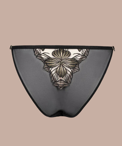 Atelier Amour – Fleur Défendue Slip Schwarz