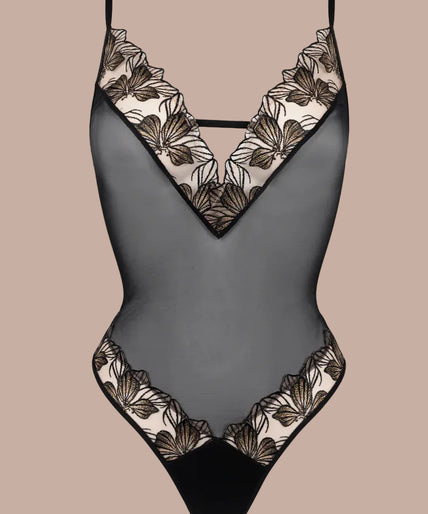 Atelier Amour – Fleur Défendue Body Schwarz