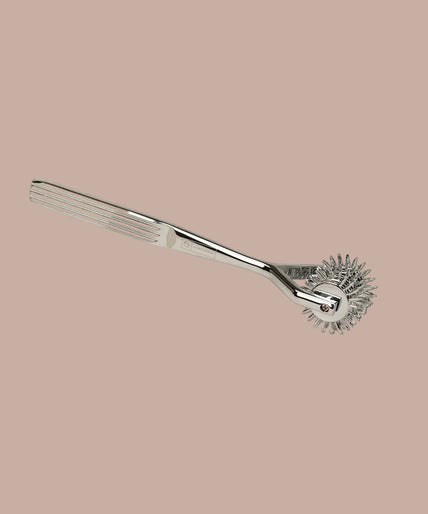 Liebe Seele X-Rose Fünf-Reihen Wartenberg-Rad — Silber
