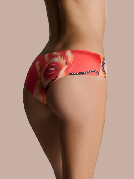 Maison Close – Comic Strip Hipster Panty Cherry Red