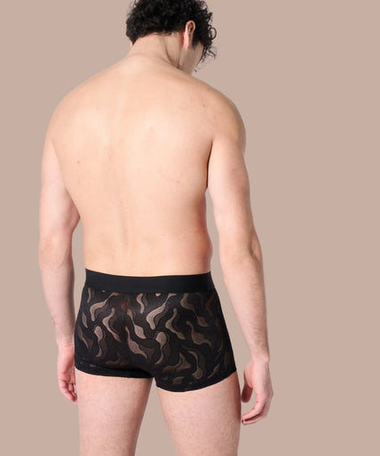 Atelier Amour – Herrenboxer Camouflage Schwarz