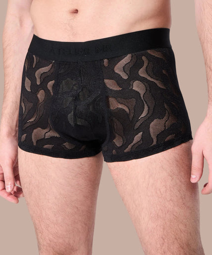 Atelier Amour – Herrenboxer Camouflage Schwarz