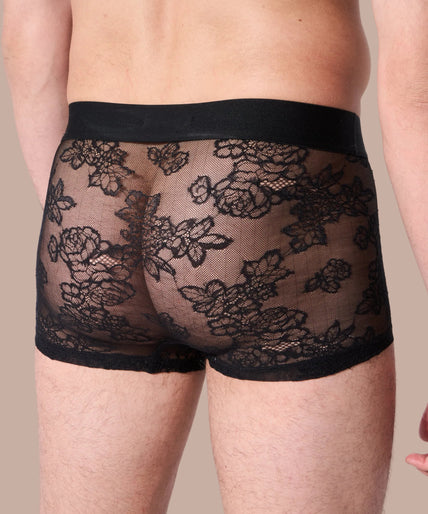 Atelier Amour – Herrenboxer Spitze Schwarz