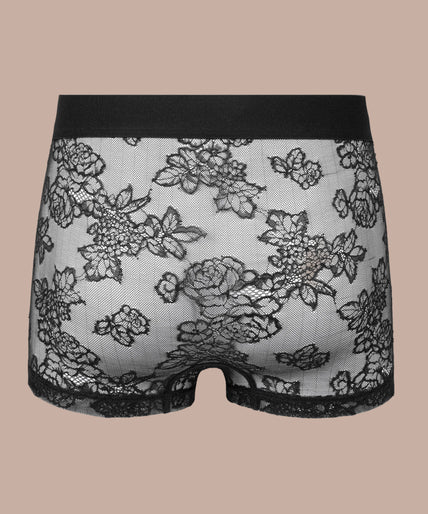Atelier Amour – Herrenboxer Spitze Schwarz