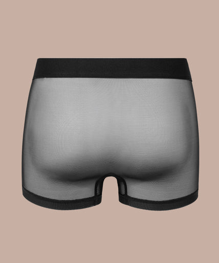 Atelier Amour – Herrenboxer transparent Schwarz