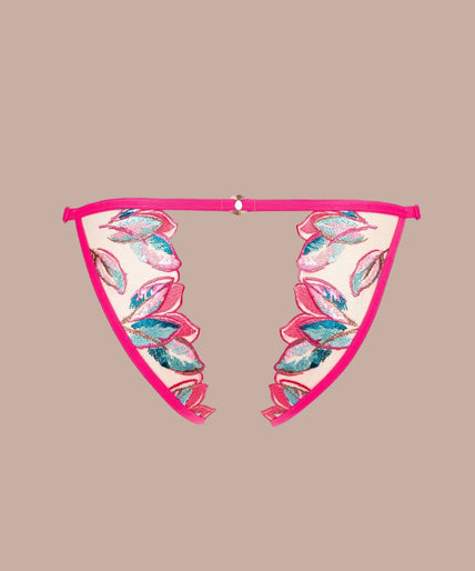 Atelier Amour – Oiseau de Paradis Offener Slip Kirsche