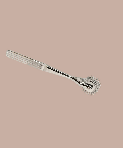 Liebe Seele X-Rose Drei-Reihen Wartenberg-Rad — Silber