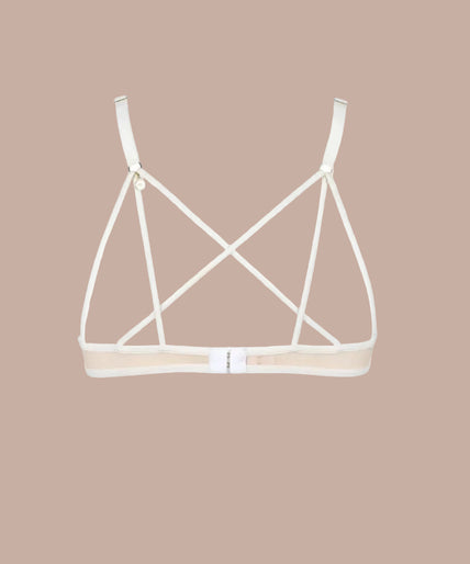 Atelier Amour Après Minuit Open Bra in - Ivory - Pleasurements