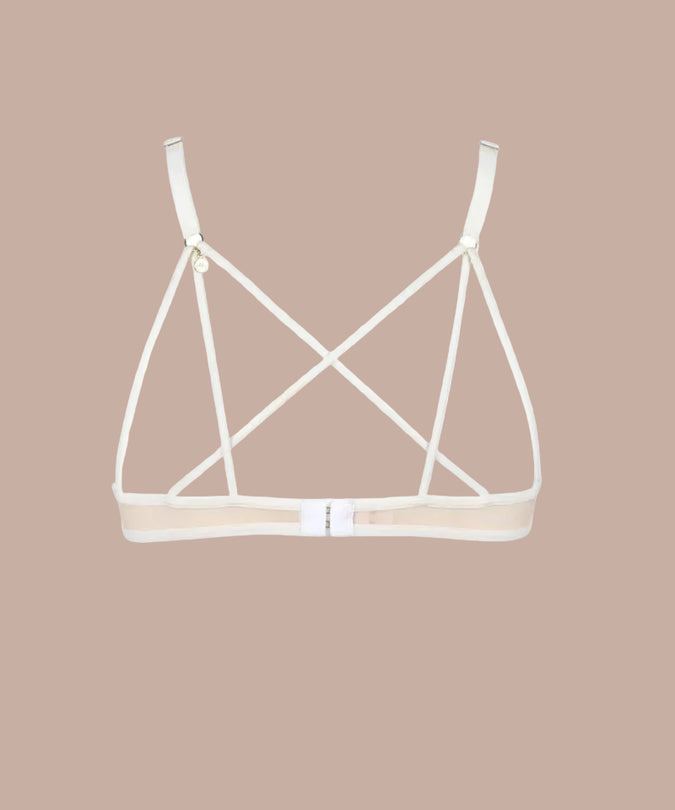 Atelier Amour Après Minuit Open Bra in - Ivory - Pleasurements