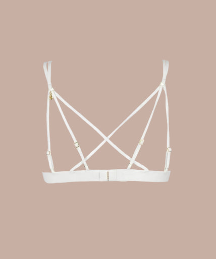 Atelier Amour Après Minuit Unwired Triangle Bra - Ivory - Pleasurements