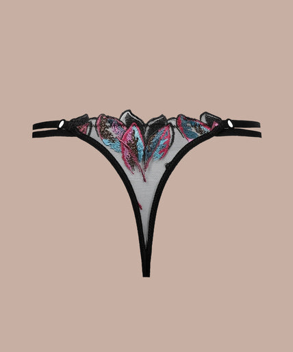 Atelier Amour Oiseau de Paradis Thong – Flowered - Pleasurements