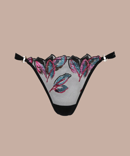 Atelier Amour Oiseau de Paradis Thong – Flowered - Pleasurements