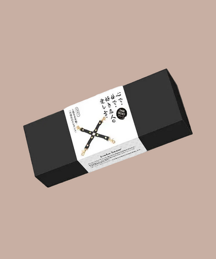 Liebe Seele 4-Way Leather Hogtie – Dark Secret Black