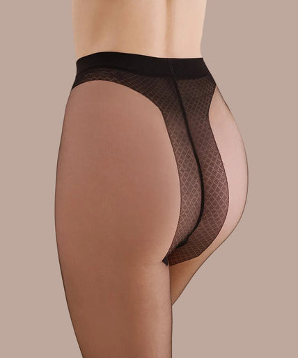Gabriella Tights Elegant Matt 8 den Black - Pleasurements