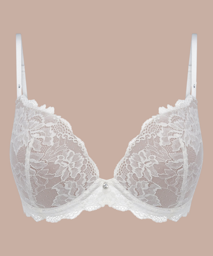 Heavenly Push - Up Bra White - Pleasurements