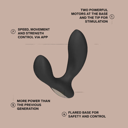 LELO – HUGO 2 Prostate Massager Black - by Pleasurements