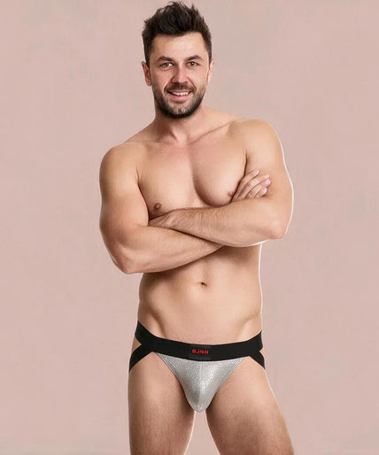 Burn – 001 Jock Glänzend Beige / Schwarz S