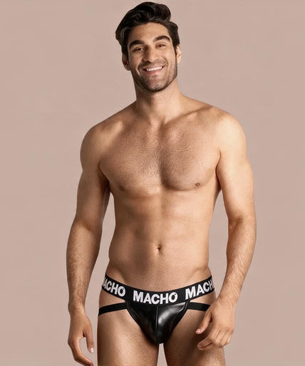 Macho – Mx25nc Jock Schwarzes Leder S