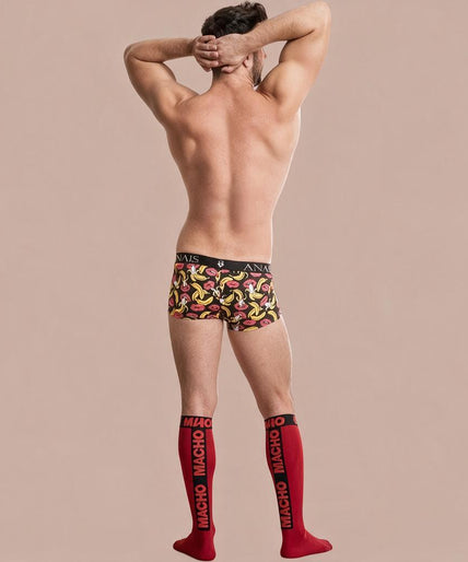 Macho – Dünne Socken Einheitsgröße Rot