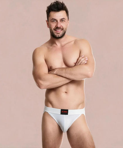 Burn – 007 Jock Lycra Weiß S