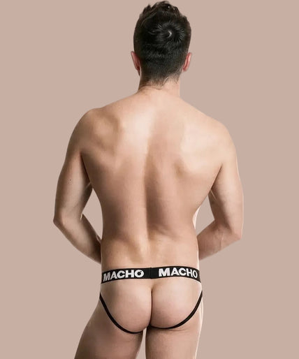 Macho – Mx27gr Jock Leder Grau Beige S