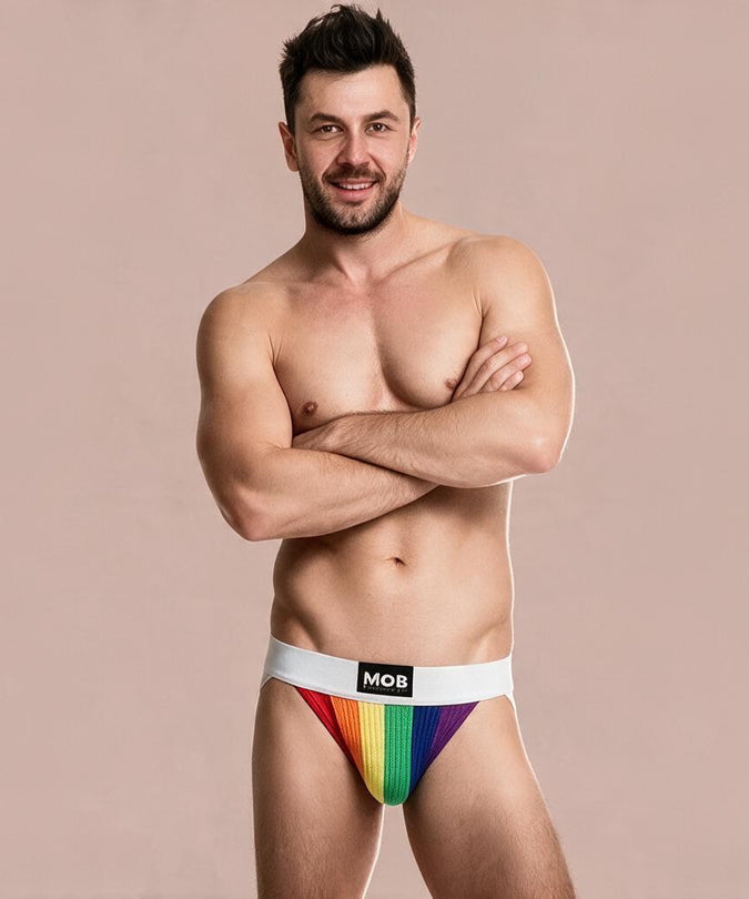 Mob – Classic Jock Stripe Rainbow