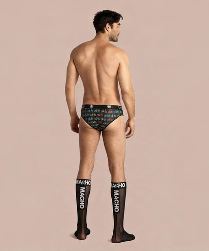 Macho – Dünne Socken Einheitsgröße Schwarz