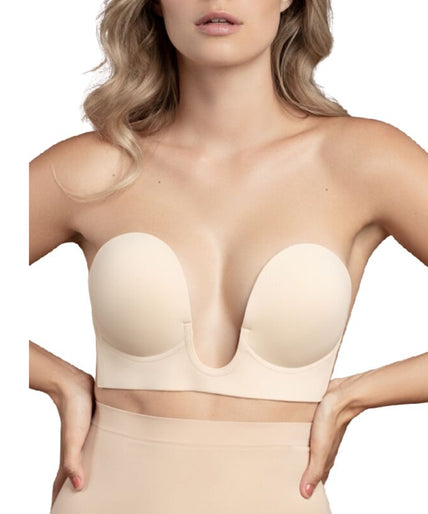 Bye – BH – BH ohne Träger Form U Beige Körbchen C