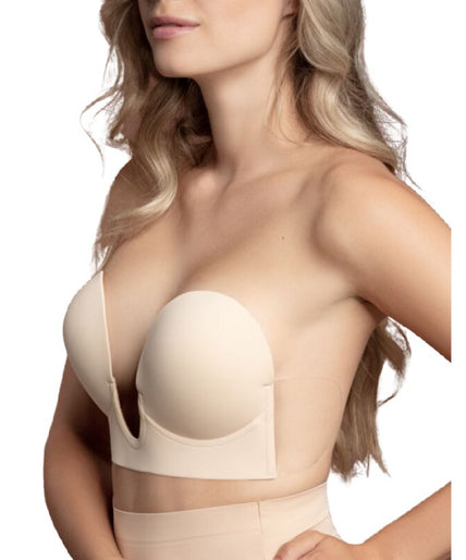 Bye – BH – BH ohne Träger Form U Beige Körbchen C
