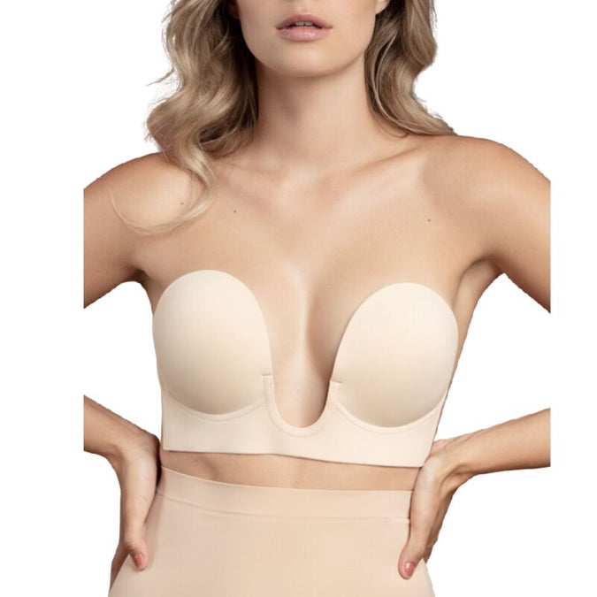 Dag – Beha – Beha zonder bandjes, vorm U, beige, cupmaat D