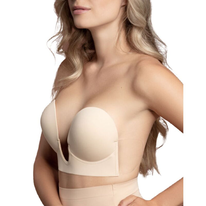 Dag – Beha – Beha zonder bandjes, vorm U, beige, cupmaat D