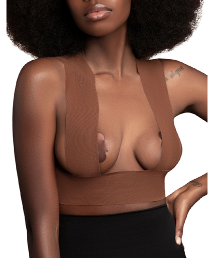 Bye – BH – Body Tape 5 M X 6,5 Cm + 3 Paar Nippelabdeckungen Braun
