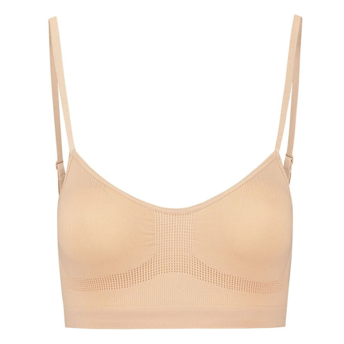 Bye – Bra – Medium Control Bra Seamless Beige Size M