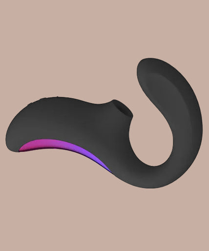 LELO – ENIGMA Doppel-Saug-Stimulations-Massager – Schwarz