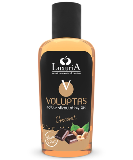 Intimateline Luxuria – Voluptas Edible Massage Gel Warming Effect – Choconut 100 Ml