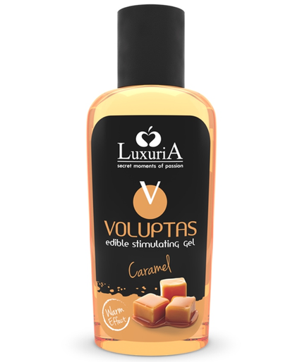 Intimateline Luxuria – Voluptas Edible Massage Gel Warming Effect – Caramel 100 Ml